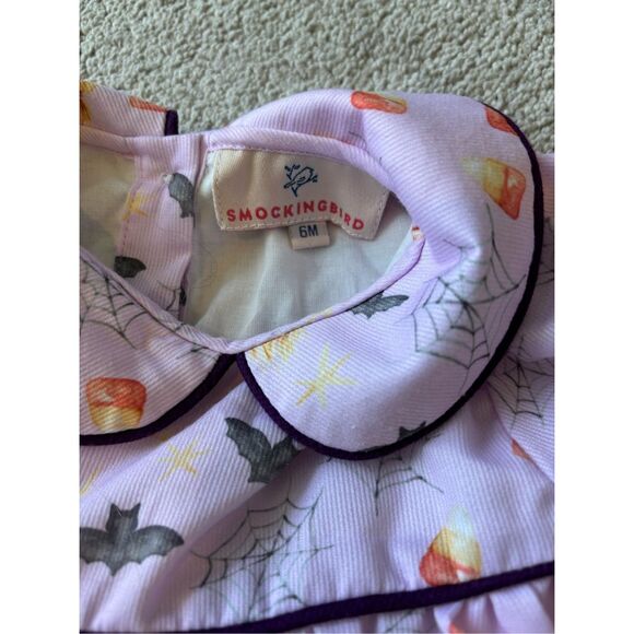 NWOT Smockingbird purple orange Halloween bubble, $75 6mon B44 - Picture 7 of 7